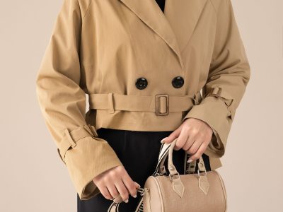 ترنچ کت آستردار تبسم